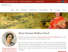 Tablet Screenshot of madhavinanal.com
